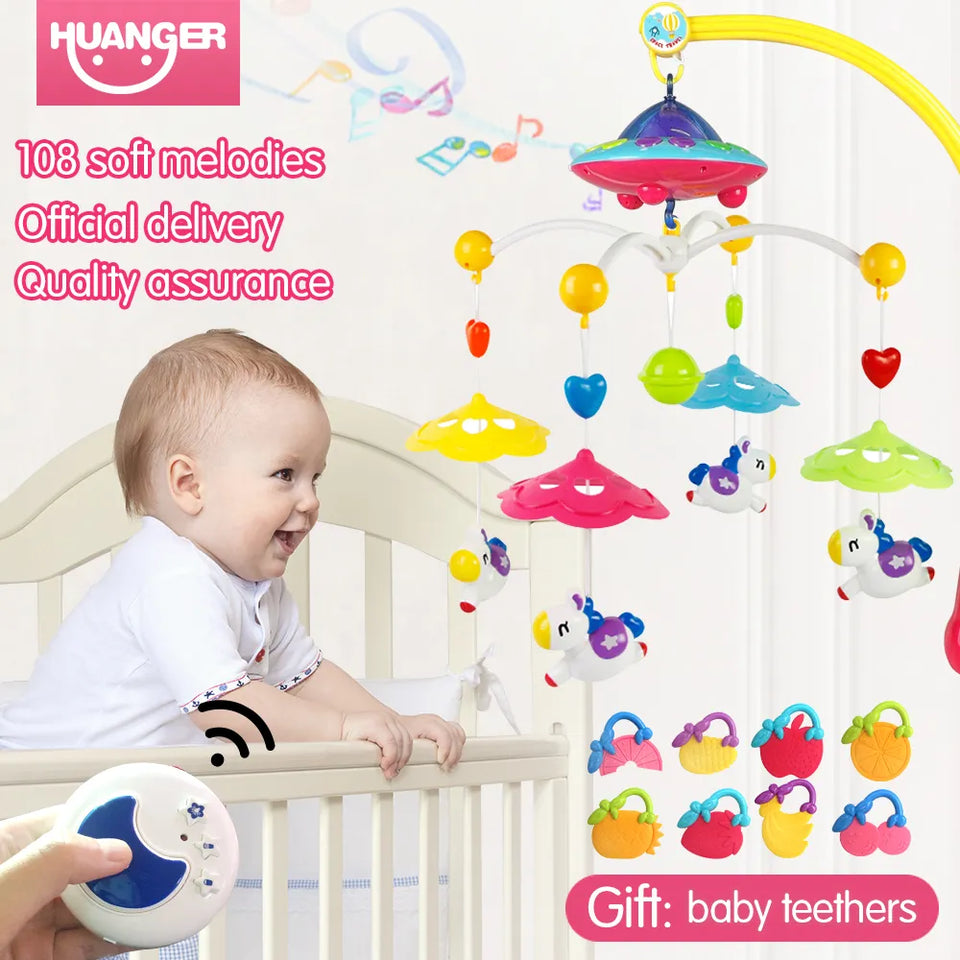 Musical Baby Crib Mobile with Music and Lights