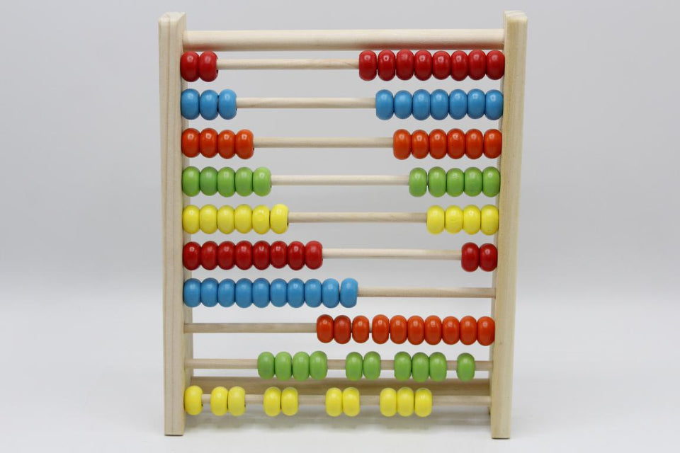 Wooden Abacus 10 Row Calculating Frames 🧮