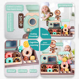 Pretend Play Donut Shop Playset with Lights and Music