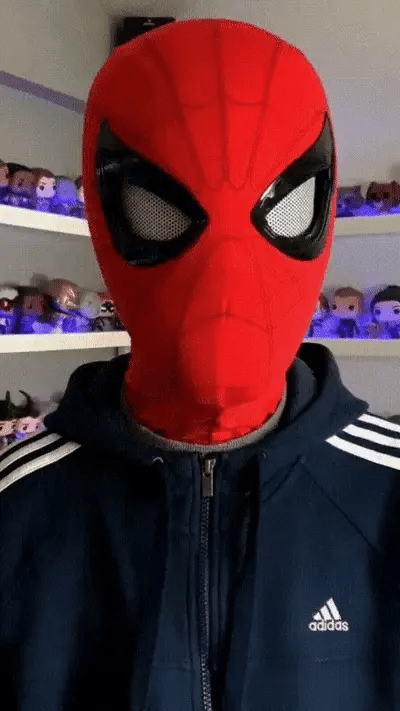 Spider-Man Mask with Moving Eyes