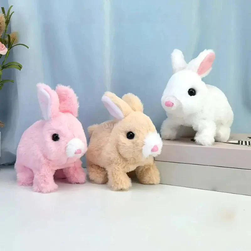 Fluffy Walking Rabbit (Pack Of 3)