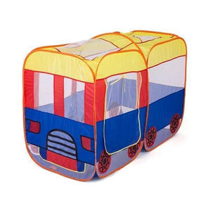 Pop Up Bus Play Tent House With 50 Soft Balls