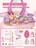 Toddler Vanity Makeup Table Toy with Mirror with Light & Music