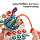 4 in 1 Multi-function Pull Sting baby Rattle