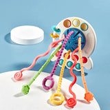 4 in 1 Multi-function Pull Sting baby Rattle