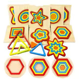 Wooden 3D Geometric Shape Puzzle (Any One)