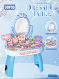 Toddler Vanity Makeup Table Toy with Mirror with Light & Music