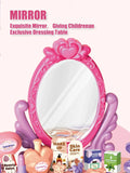 Toddler Vanity Makeup Table Toy with Mirror with Light & Music