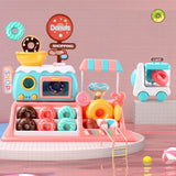 Pretend Play Donut Shop Playset with Lights and Music