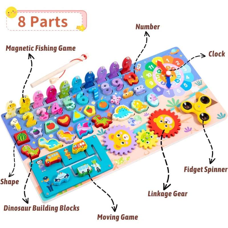 8 in 1 Multifunctional Learning Board