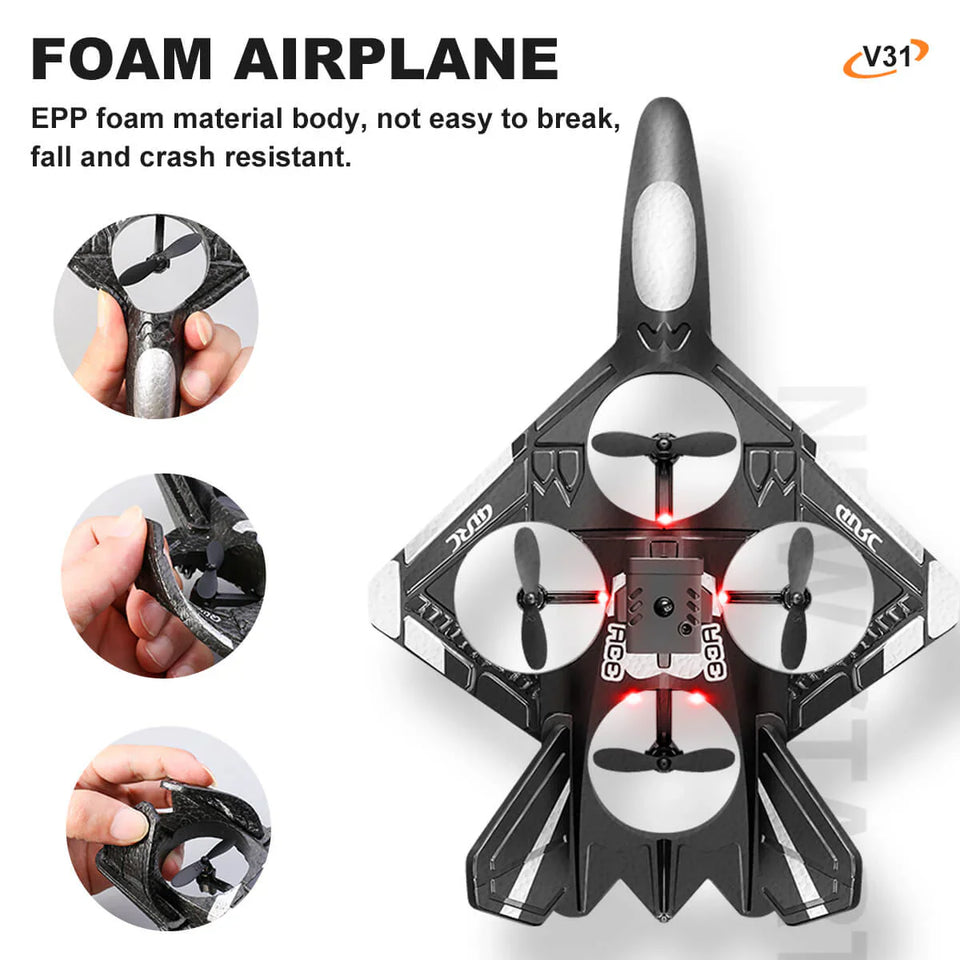 360 Rotate Hand Gestures Stunt Aircraft With Camera