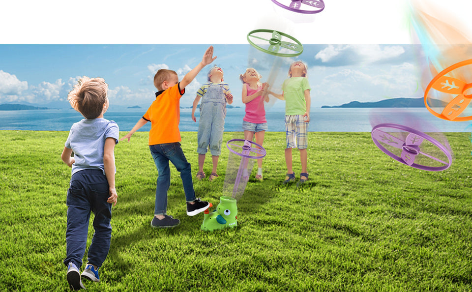 Whale Catching Game Flying Disc Launcher