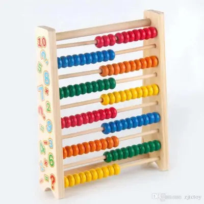 Wooden Abacus 10 Row Calculating Frames 🧮