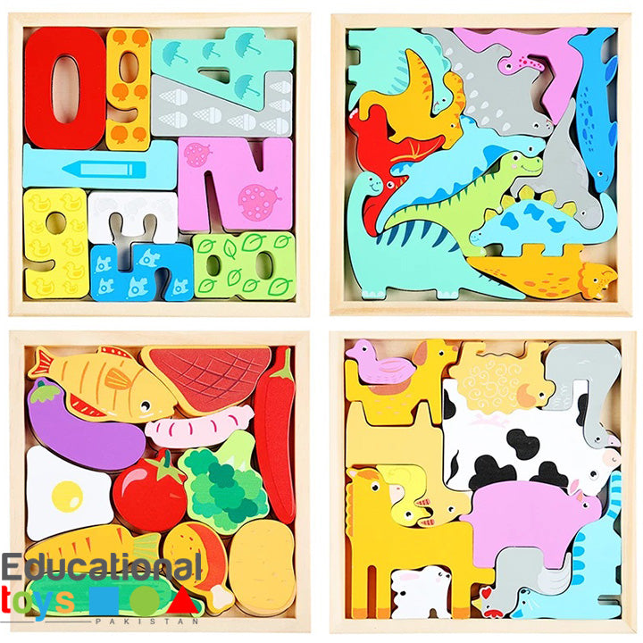 Colorful Creative 3D Puzzles for Kids