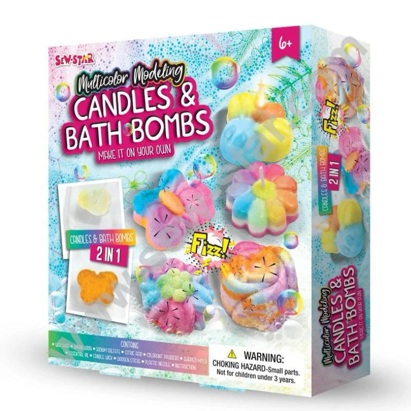 DIY Make Your Own Candles and Bath Bomb Science Kit