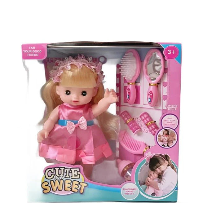 Cute Baby Doll with Fashion Accessories