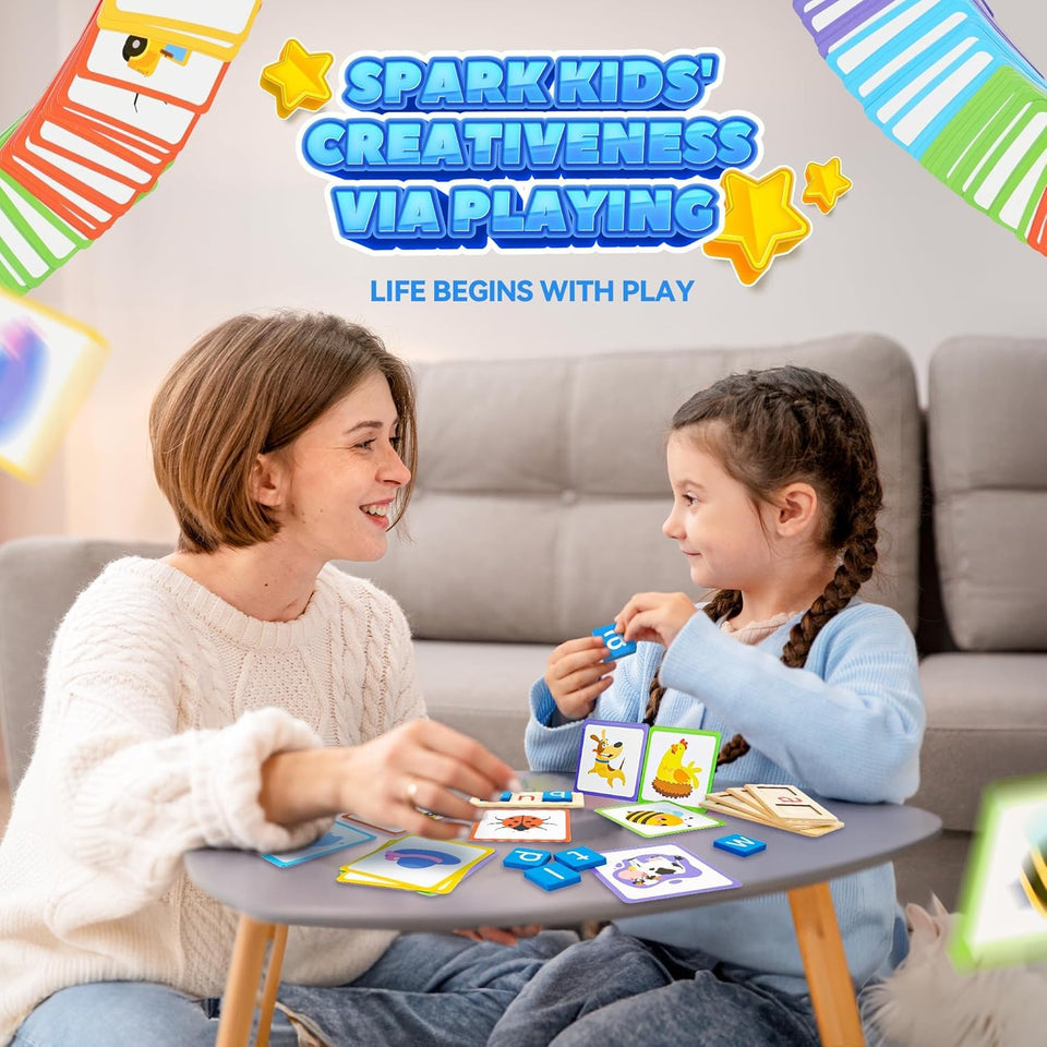 CVC Word Building Spelling Game (3 Letter Words)