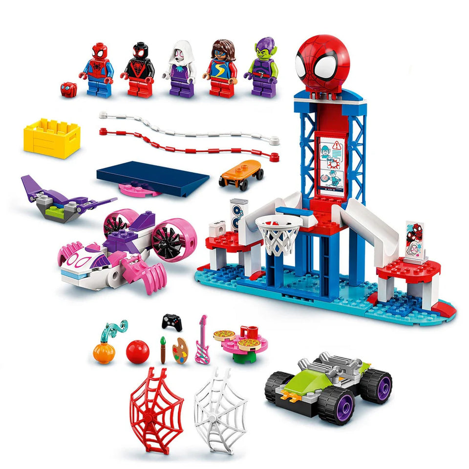Marvel Spidey and his Amazing Friends Spider-Man Webquarters Hangout