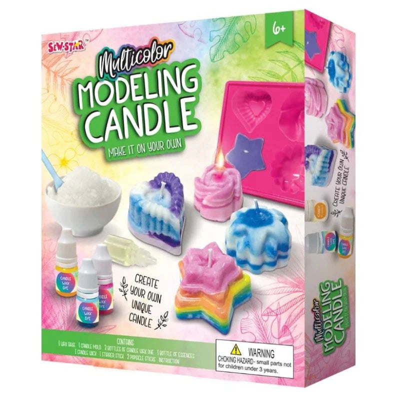 DIY Make Your Own Multicolor Molded Candles Science Kit