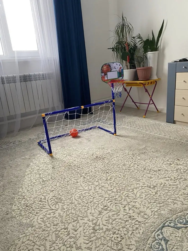 2 in 1 Children Sports Equipment Football Goal Basketball Stands for Kids Outdoor Toy