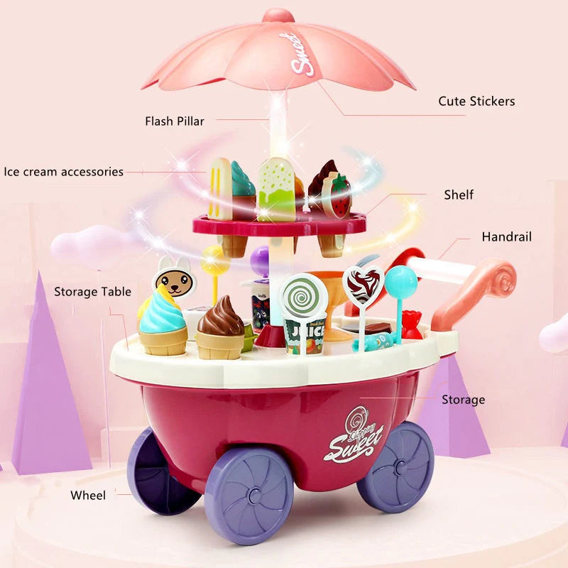 Ice Cream Candy Cart Toy