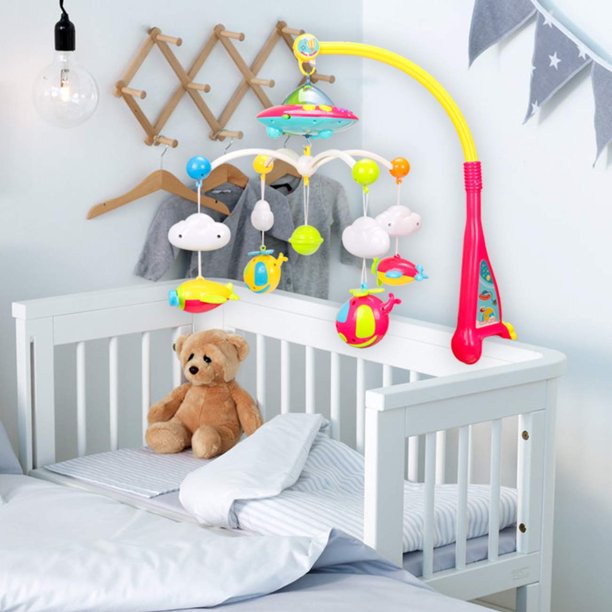 Musical Baby Crib Mobile with Music and Lights