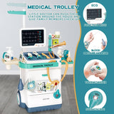 Kids Doctor Medical Trolley With Light & Sound (55Pcs)