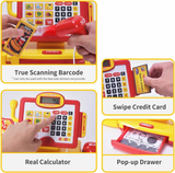 Pretend Play Calculator Cash Register Supermarket Toy