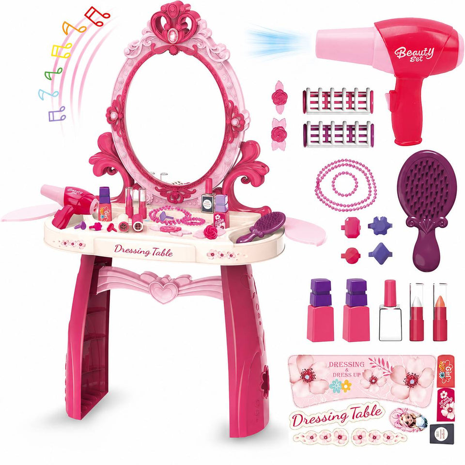 Little Princess Vanity Set with Mirror with Light & Music