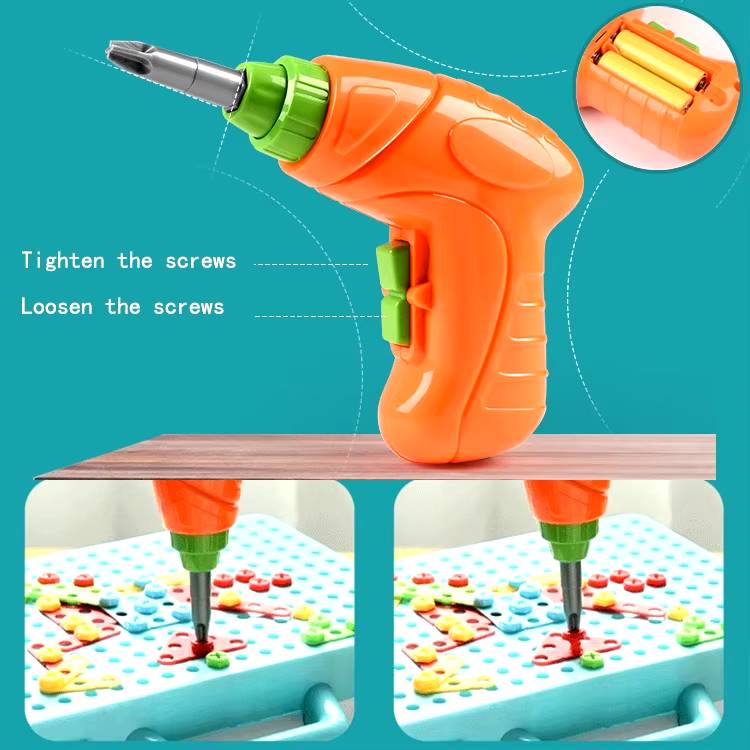 Kids Power Tools With Screwdriver Toy Set