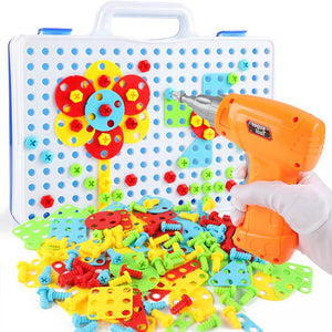 Kids Power Tools With Screwdriver Toy Set