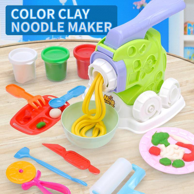 Play Dough Color Clay Noodles Maker Machine Set