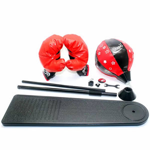 Kids Boxing Stand  + Gloves and Pump (Height-Adjustable)