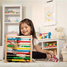 Wooden Abacus 10 Row Calculating Frames 🧮