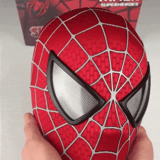 Spider-Man Mask with Moving Eyes