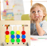 Wooden Four Color Puzzle Game ( 2 in 1 )