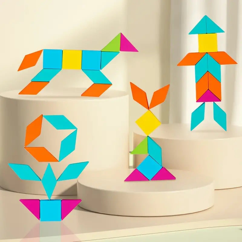 Wooden Creative Pattern Blocks