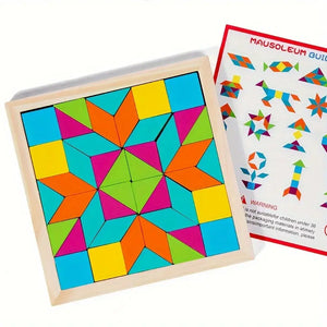 Wooden Creative Pattern Blocks (Small)