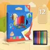 Plastic Crayons – set of 12