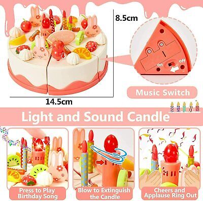 DIY Birthday Cake Toy for Kids with Musical Candle